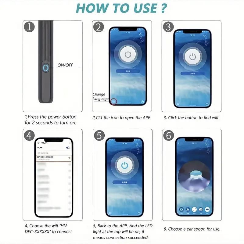 👂 Smart Visual Ear Wax Cleaner – See, Clean & Care with Confidence