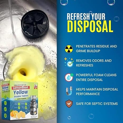 LemonBlast Yellow Bubble Tablets🍋🍋 (BUY 12 GET 12 FREE)