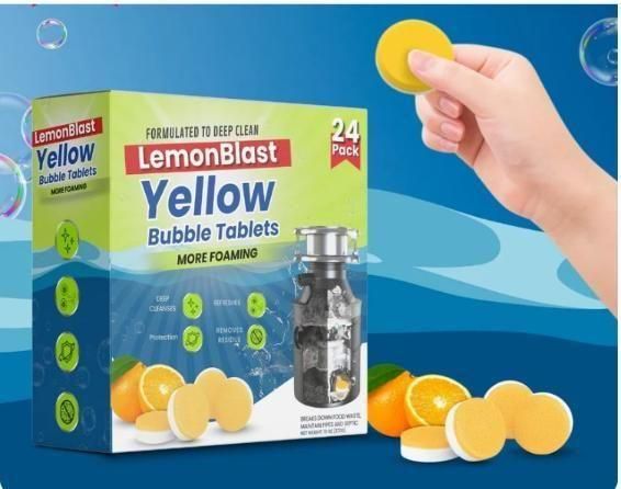 LemonBlast Yellow Bubble Tablets🍋🍋 (BUY 12 GET 12 FREE)